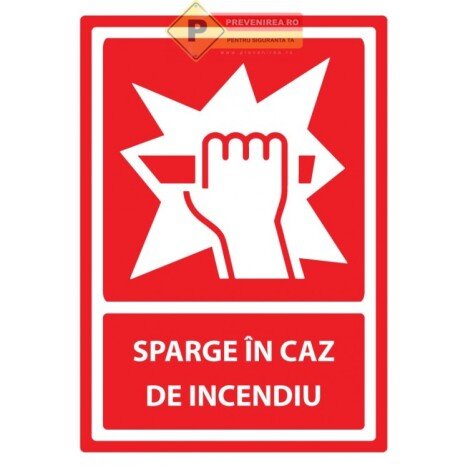 Indicatoare sparge geamul